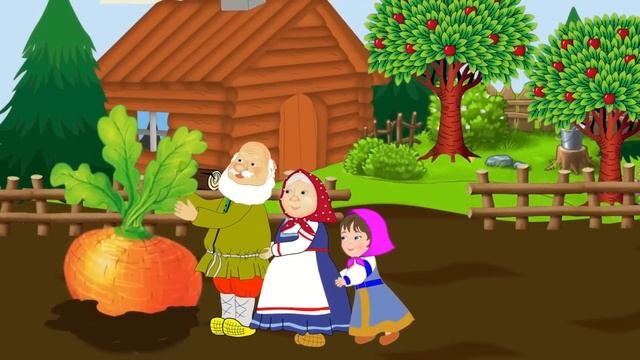 Шалқан ертегісі/Перевод сказки 