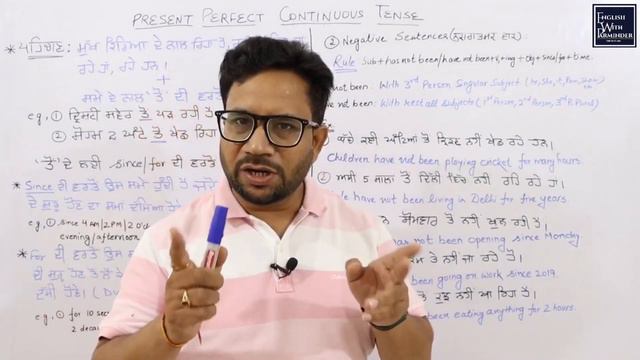 PRESENT PERFECT CONTINUOUS TENSE by Parminder Goyal смотреть онлайн