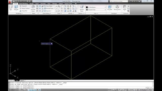 การเขียนแบบ ด้วย AutoCAD 2010 เบื้องต้น ตอนที่ 5 3D Modelling смотреть онлайн