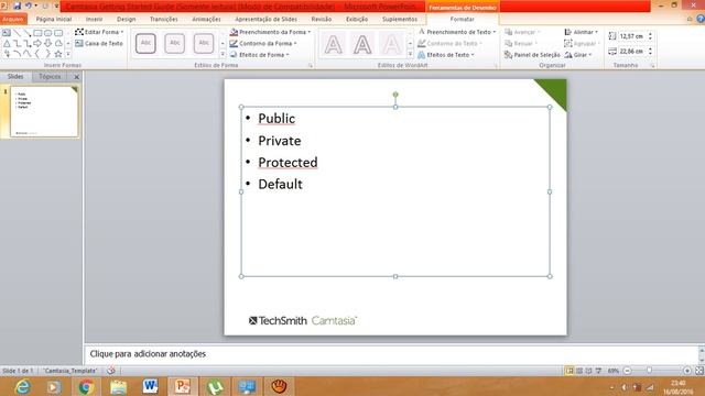 POO Modificadores de Acesso Unicatolica - Public, Private, Protected, Default. смотреть онлайн