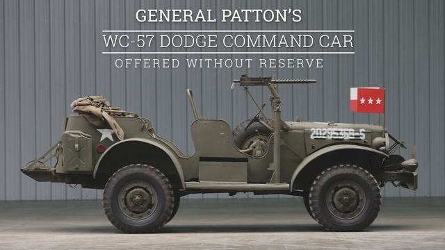 General Patton’s Dodge WC-57 Command Car - Offered Without Reserve смотреть онлайн