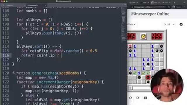 let's write a Minesweeper game in JavaScript смотреть онлайн