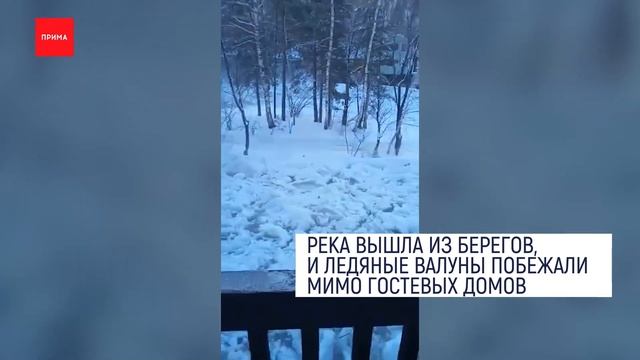 Мощный сель прошёл по реке Чемалка в горном Алтае смотреть онлайн
