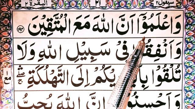 Surah Baqrah 194-195 Ayat | Learn surat baqrah word by word | Surah Baqrah With Tajweed смотреть онлайн