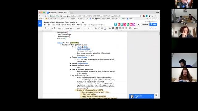 Kubernetes 1.8 Release Burndown Meeting 9-27-2017 смотреть онлайн