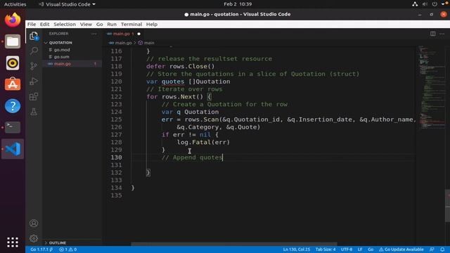 Go + PostgreSQL VIII смотреть онлайн