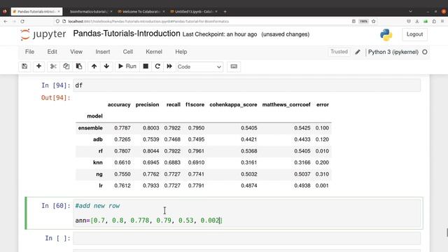 How to Add New Rows to a Pandas Dataframe смотреть онлайн