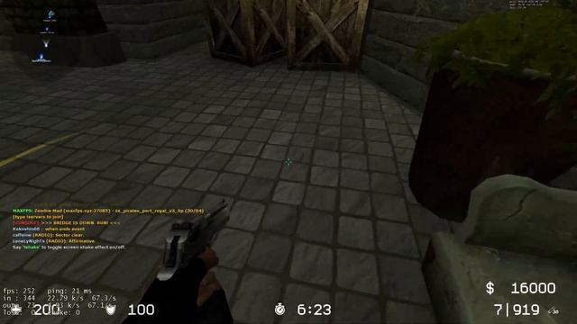 CSS Zombie Escape - ze_pirates_port_royal FULL PLAYTHROUGH (All Stages) - MAXFPS Server смотреть онлайн