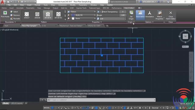 Autodesk AutoCAD: How to use Hatch Origin Command in Autodesk AutoCAD смотреть онлайн