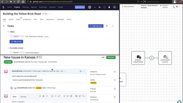 Sync GitHub Issues to Teamwork with 2-Way Automated Updates смотреть онлайн