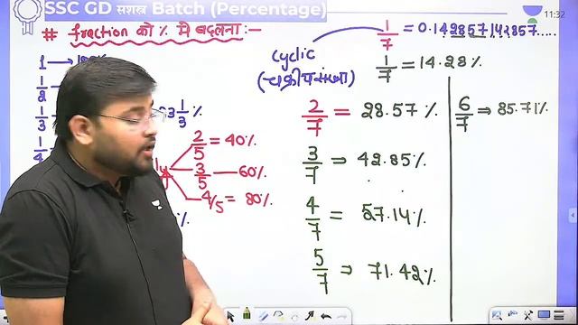 Percentage | Part - 1 | Maths | SSC GD 2022-23 | Sahil Khandelwal смотреть онлайн