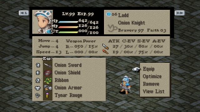 Final Fantasy Tactics Onion Knight Builds смотреть онлайн