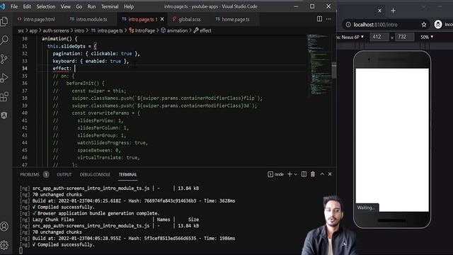 Ionic 6 On-Boarding Screens using Swiper.js | Uber Eats App 2022 | Episode - 6 смотреть онлайн