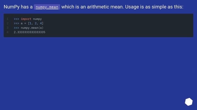 Calculating arithmetic mean (one type of average) in Python смотреть онлайн