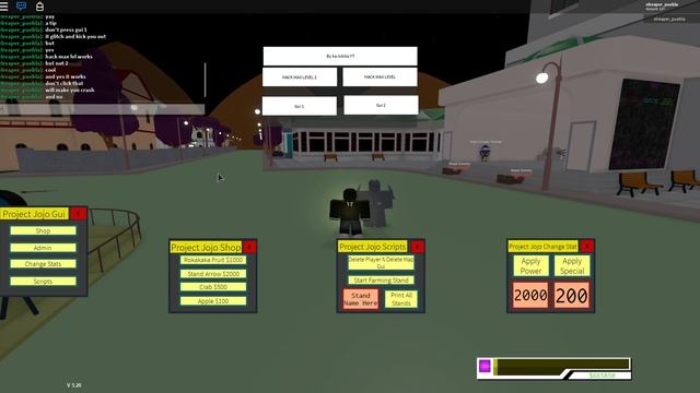 Roblox project jojo exploit (i crashed that's why it was a weird ending) смотреть онлайн