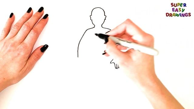 How To Draw A Body Step By Step | Body Drawing EASY смотреть онлайн