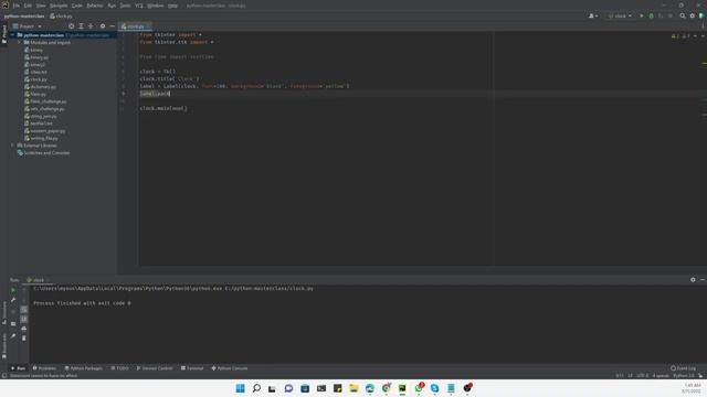 Make a digital clock in python | Python simple fun project смотреть онлайн