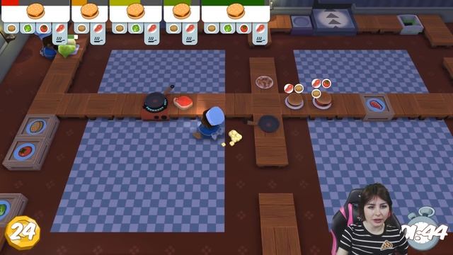 Overcooked - AKA Leah's Kitchen Simulator [PT 2] смотреть онлайн