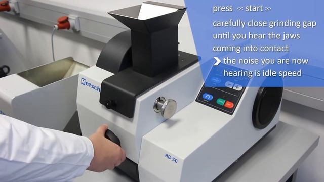 Jaw crusher BB 50: Zero point adjustment #RETSCH #jawcrusher #laboratoryinstruments смотреть онлайн
