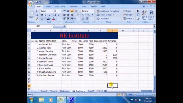 Conditional & Data Formatting, MS Excel F.Teacher - 10 смотреть онлайн