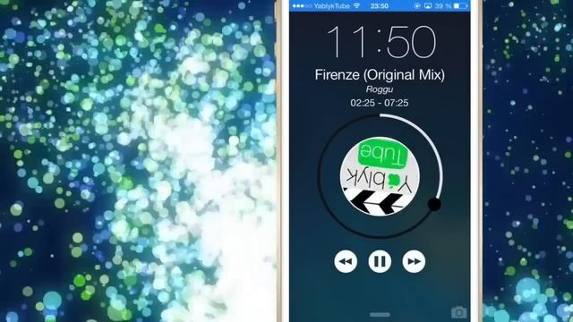 Как добавить круговой виджет плеера на экран блокировки iOS 7 с твиком Spin смотреть онлайн