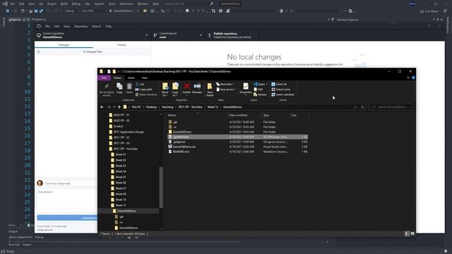Intro to C#: 31 - Getting a Project under Version Control with Git & GitHub смотреть онлайн