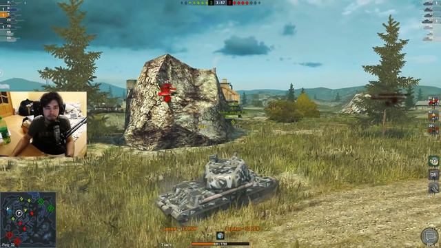 WoT Blitz - Три боя на СТ- 1.Уникальный совок - World of Tanks Blitz (WoTB) смотреть онлайн