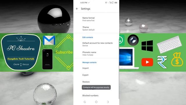 How to Import Export Contacts in Tecno смотреть онлайн