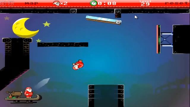 Lets Play: Super Santa Kicker Levels 24-33 смотреть онлайн