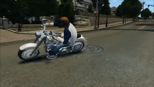 Harley Davidson Softail Fat Boy 2013 v1.0 for GTA 4 смотреть онлайн