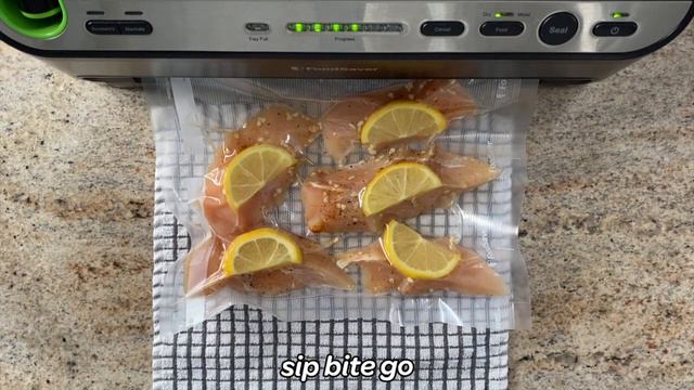 Sous Vide Meal Prep: How to Vacuum Seal Meat - Foodsaver v4400 Vacuum Sealer Demo - Sip Bite Go смотреть онлайн