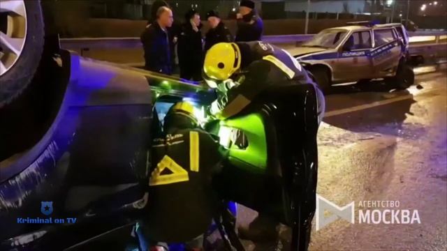ПОСЛЕДСТВИЯ ДТП С УЧАСТИЕМ ИНОМАРКИ И АВТОМОБИЛЯ ПОЛИЦИИ НА ВОСТОКЕ СТОЛИЦЫ смотреть онлайн