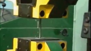 Испытание стального образца на растяжение