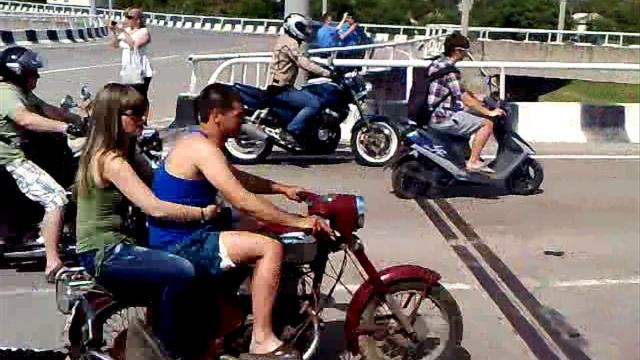 Biker Motorcycle Motorbike Enthusiast Открытие МОТО сезона 12.05.2012 Луганск Эстакада