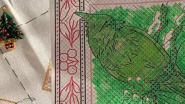 #Вышивка крестиком. Крылатая элегантность/#Winged Elegance #Ornaments от #Dimensions 8642 смотреть онлайн