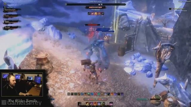 The Elder Scrolls Online - Wrathstone DLC Frostvault Dungeon Gameplay [HD 1080P] смотреть онлайн