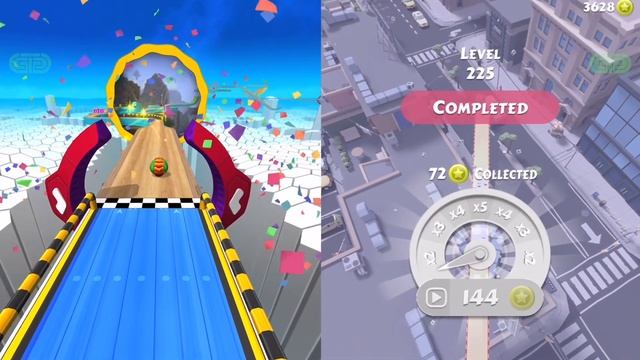 Going Balls Vs Sky Rolling Ball 3D, Action Balls - All Levels Gameplay Speedrun