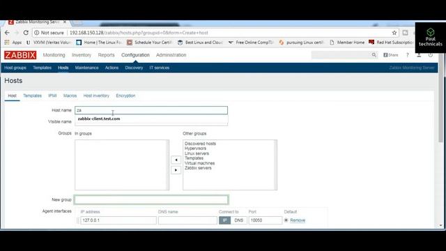 Zabbix agent Configuration and adding nodes to Zabbix Server in CentOS7 / RHEL7 - [Hindi] смотреть онлайн