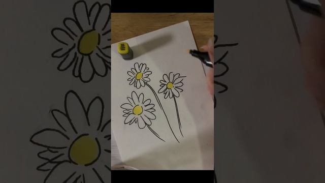Как нарисовать РОМАШКУ? ||??|| Урок по рисованию, цветы) смотреть онлайн