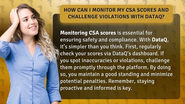 How Can I Monitor My CSA Scores and Challenge Violations with DataQ? смотреть онлайн