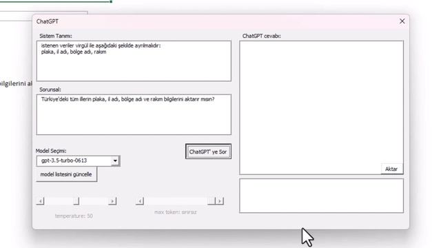 Excel ve ChatGPT ile Ülkemiz Şehir bilgilerine Dair Detayları Sorgulama смотреть онлайн