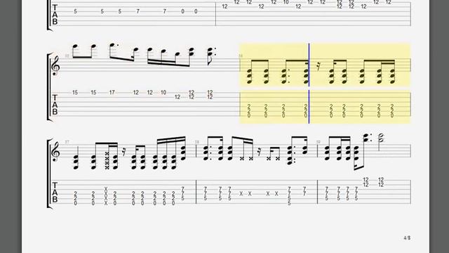 Metallica   Turn The Page Kirk Guitar Tablature