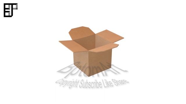 Cardboard Boxes v2 003 3D Model Showcase смотреть онлайн