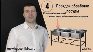 Мытьё посуды в общественном питании. Санитарные правила.