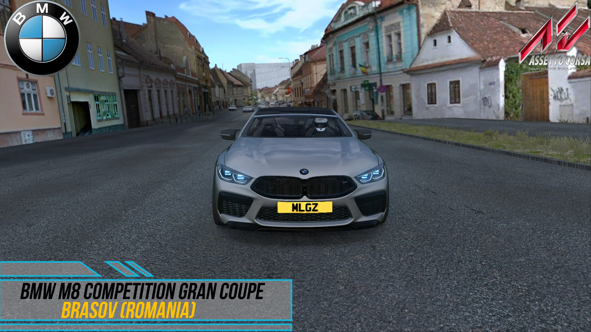 BMW M8 Competition Gran Coupe 2020 - BRASOV (Romania) / Assetto Corsa. смотреть онлайн