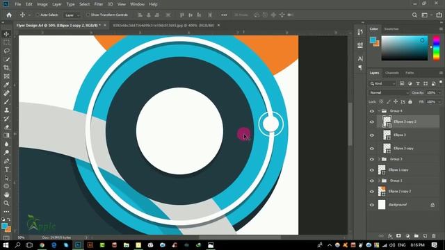 Professional A4 Flyer Design - Photoshop Tutorial смотреть онлайн