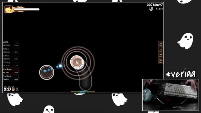 『osu!』★4.13 Vanilla Chocolat (Sped Up Ver.) [NoMod] смотреть онлайн