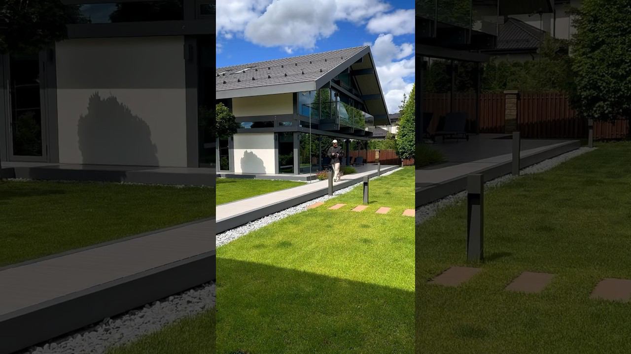 Сложная система террас-дорожек в проекте фахверка от ModernSpaceStudio. Как вам? #zrobimarchitects смотреть онлайн