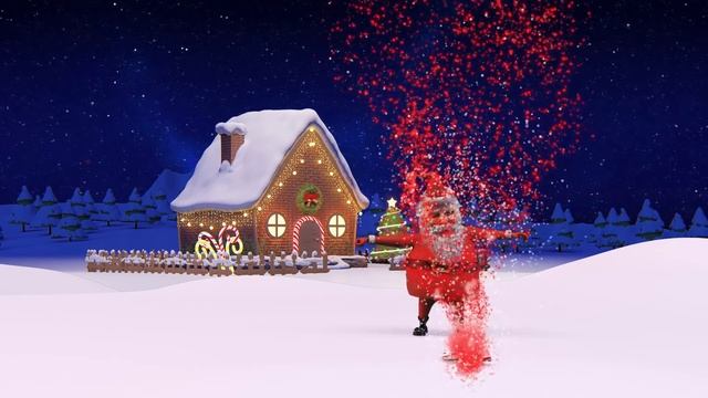 Merry Christmas and Happy New Year 2023 width Santa Claus смотреть онлайн