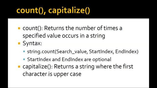Strings in Python Part2 смотреть онлайн